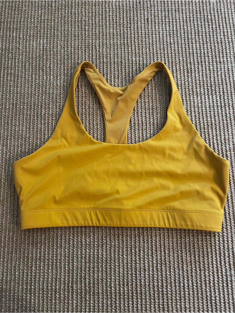 OV Tech Sweat Yellow Sports Bra